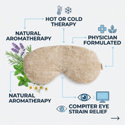 Kozi Rejuvenating Eye Pillow, Heated/ Cooling Eye Pillow for Sleep