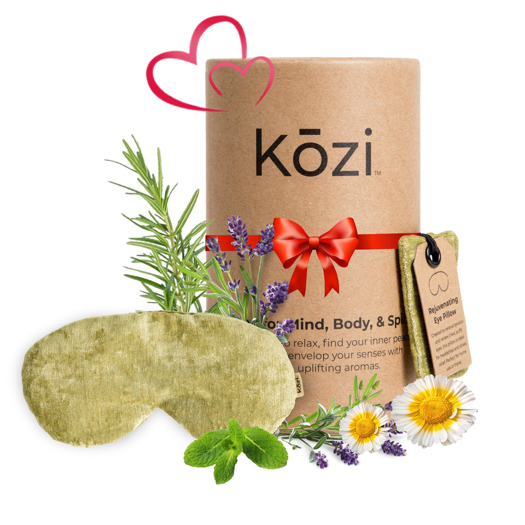 Kozi Rejuvenating Eye Pillow, Heated/ Cooling Eye Pillow for Sleep