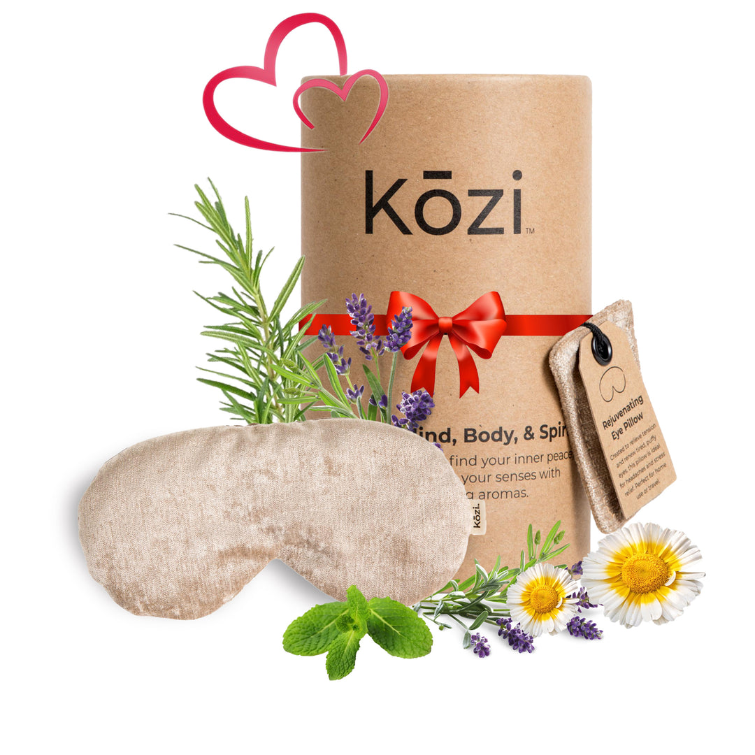 Kozi Rejuvenating Eye Pillow, Heated/ Cooling Eye Pillow for Sleep