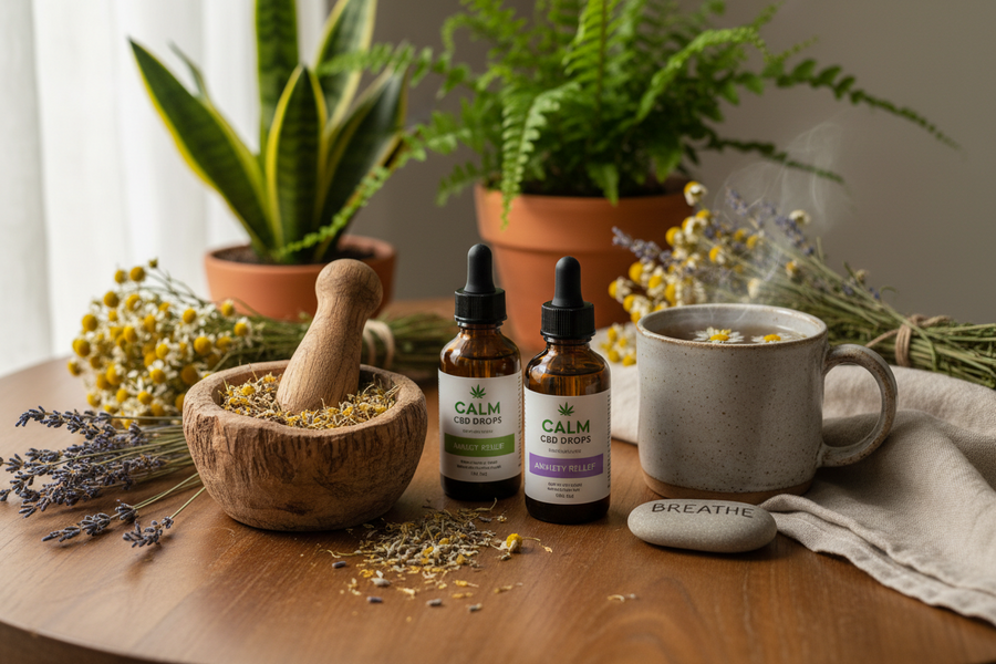 Herbal Medicine and CBD for Anxiety: Embracing Natural Wellness in Daily Life
