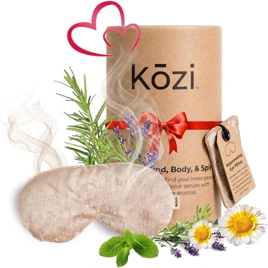 Kozi  Rejuvenating Eye Pillow, Heated/ Cooling  Eye Pillow for Sleep