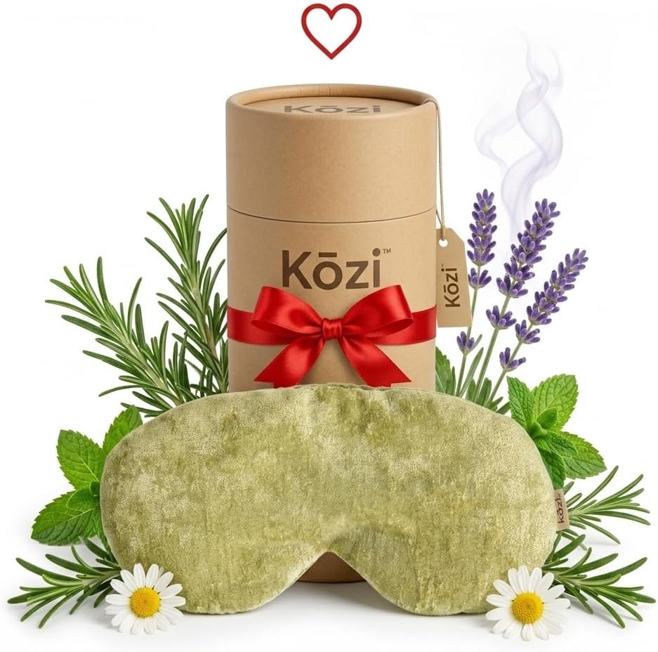 Kozi  Rejuvenating Eye Pillow, Heated/ Cooling  Eye Pillow for Sleep