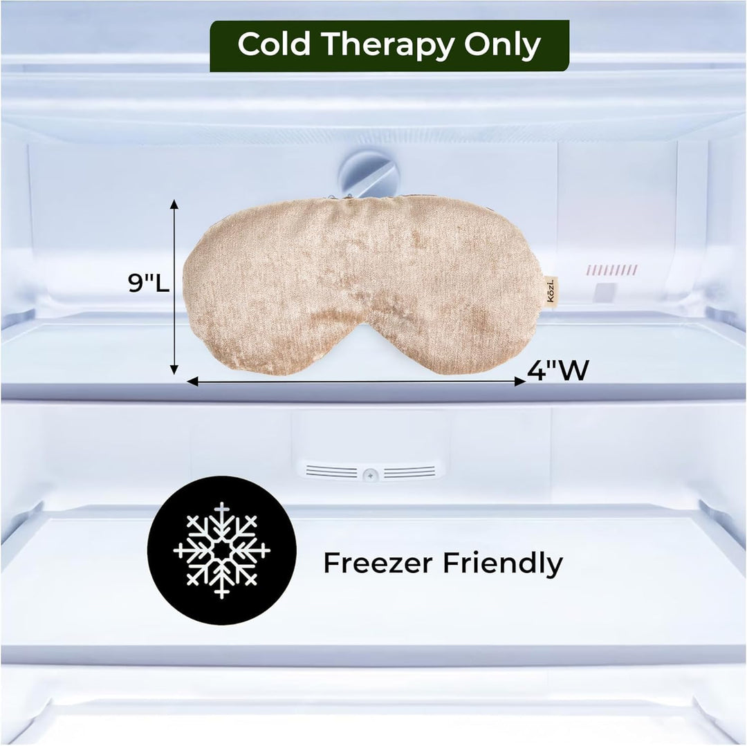 Kozi  Rejuvenating Eye Pillow, Heated/ Cooling  Eye Pillow for Sleep