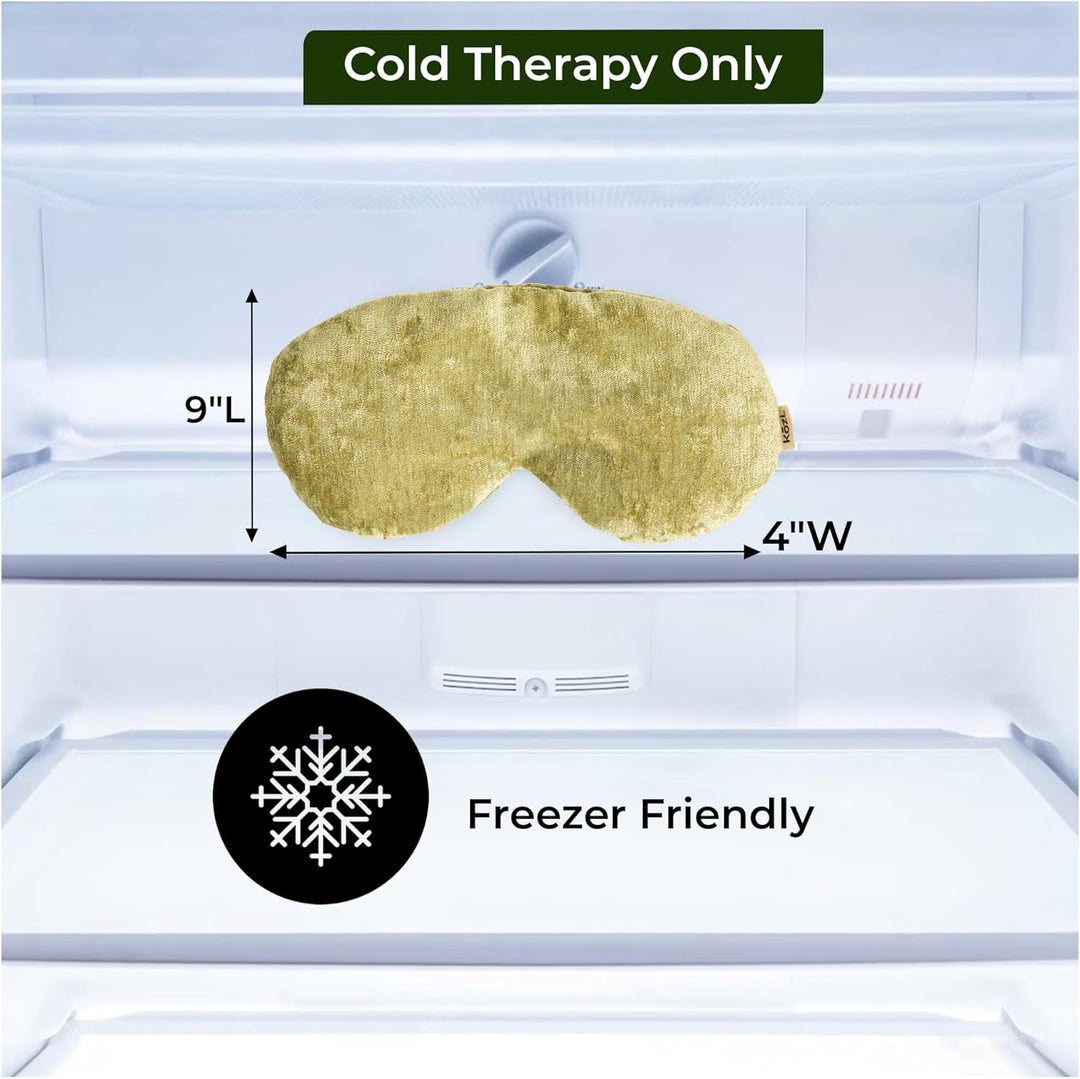 Kozi  Rejuvenating Eye Pillow, Heated/ Cooling  Eye Pillow for Sleep