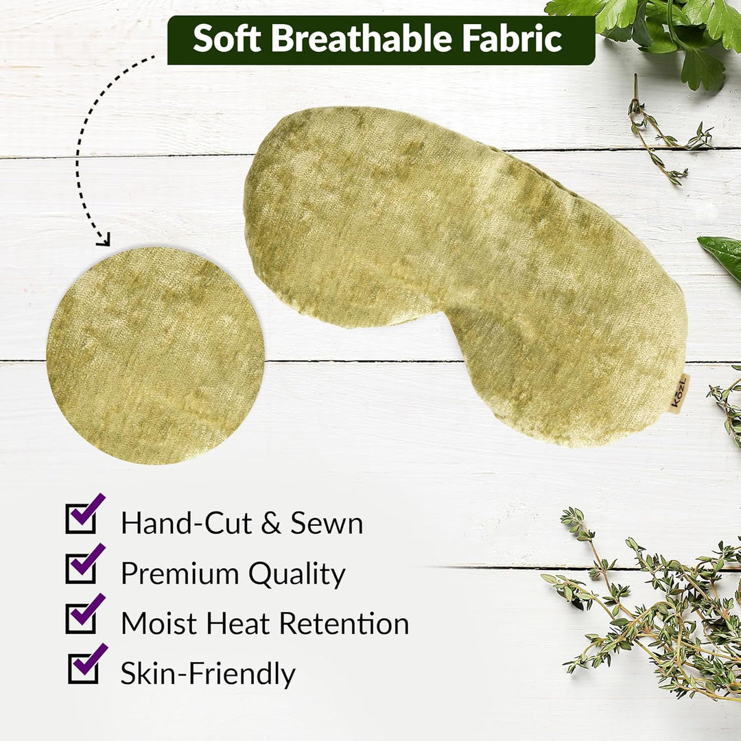 Kozi  Rejuvenating Eye Pillow, Heated/ Cooling  Eye Pillow for Sleep