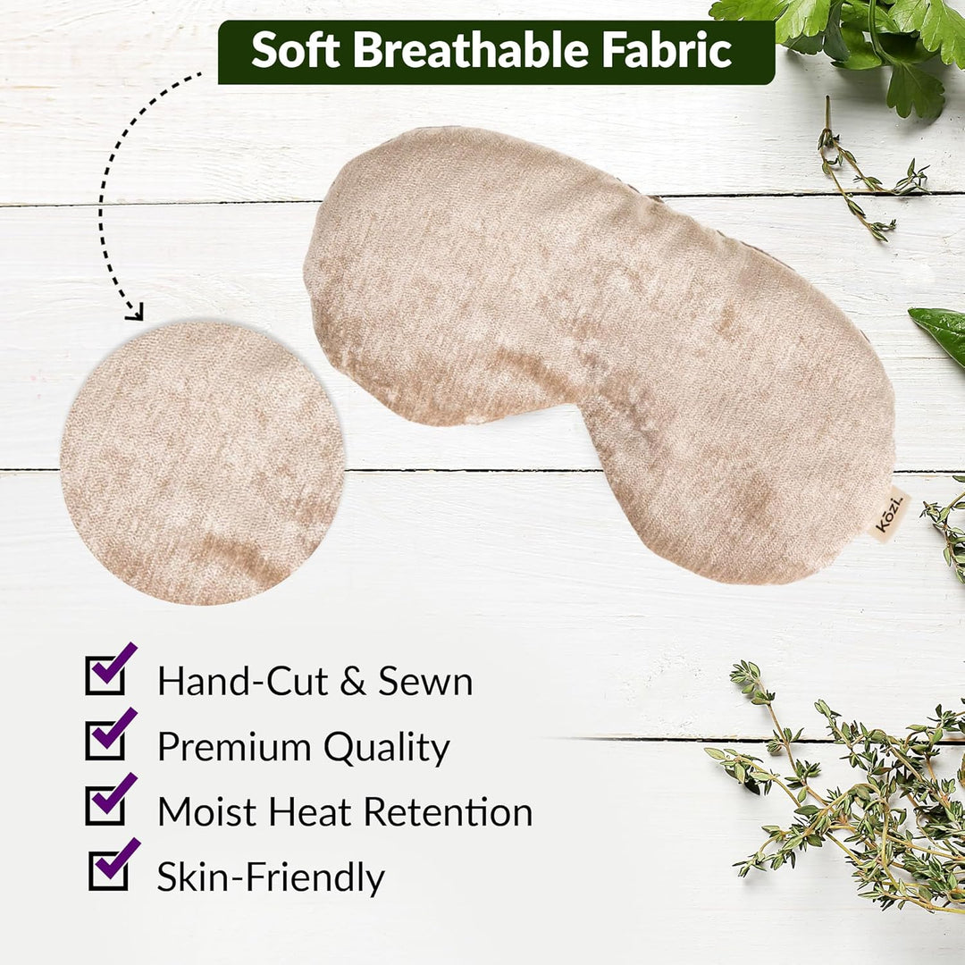 Kozi  Rejuvenating Eye Pillow, Heated/ Cooling  Eye Pillow for Sleep