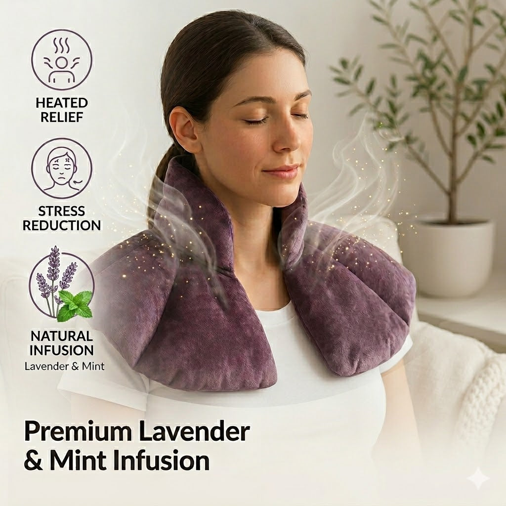 Kozi Shoulder Wraps  Warm & Cooling Herbal Comforting for Muscle Pain and Tension Relief (Copy)