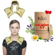 Kozi Shoulder Wraps  Warm & Cooling Herbal Comforting for Muscle Pain and Tension Relief