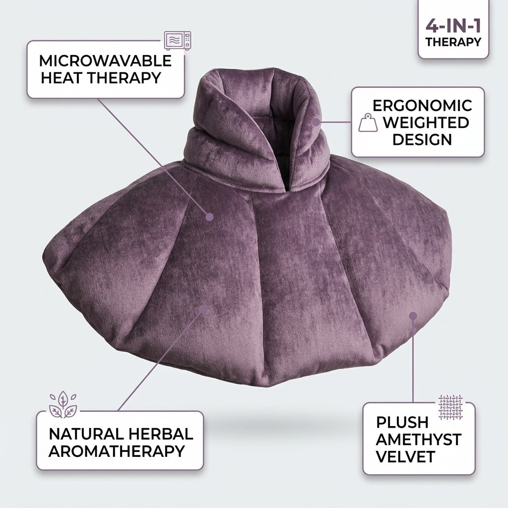 Kozi Shoulder Wraps  Warm & Cooling Herbal Comforting for Muscle Pain and Tension Relief (Copy)
