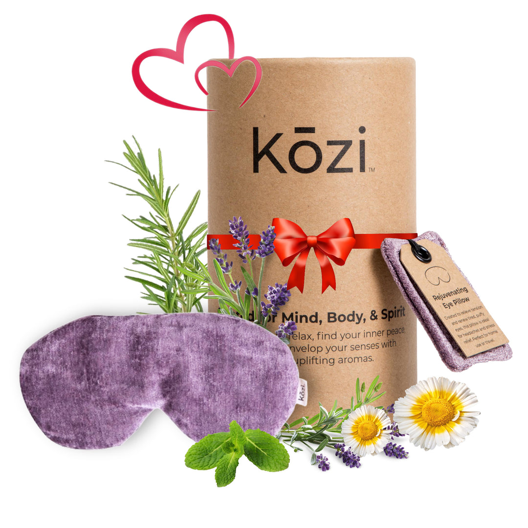 Kozi  Rejuvenating Eye Pillow, Heated/ Cooling  Eye Pillow for Sleep
