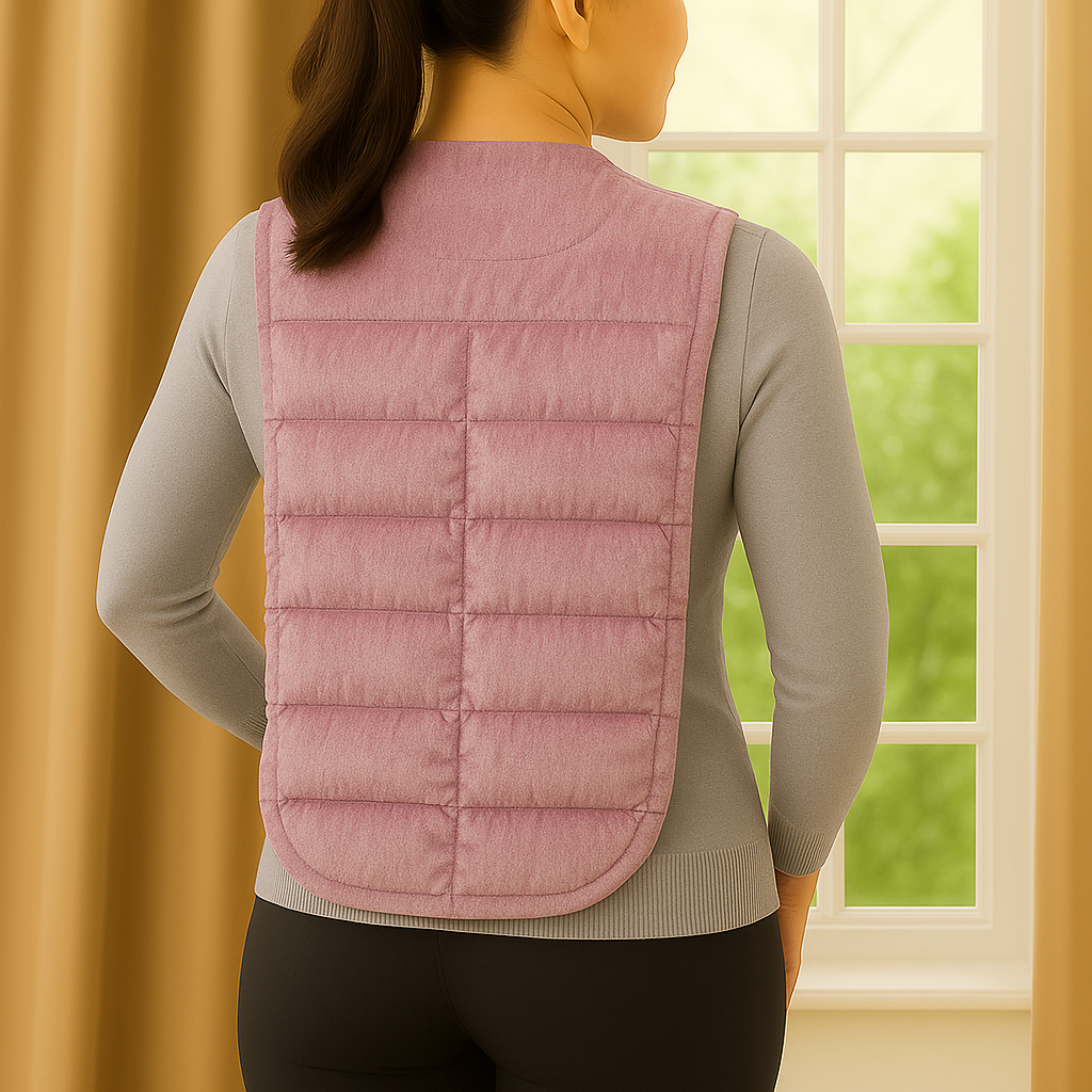 Kozi Revitalizing Back Wrap for Back Pain Relief, Microwavable Heating Wrap