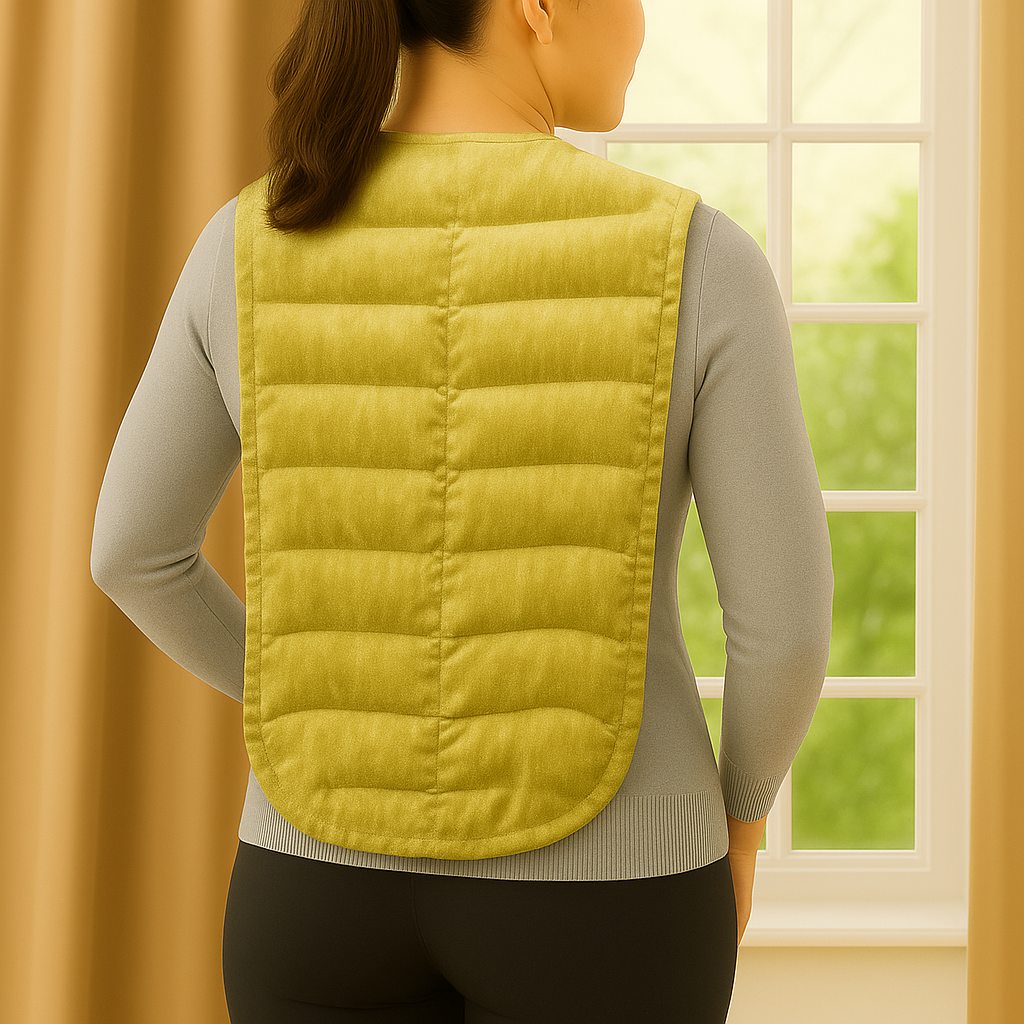 Kozi Revitalizing Back Wrap for Back Pain Relief, Microwavable Heating Wrap