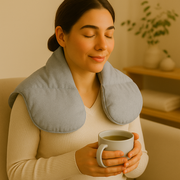 Kozi Décolleté Neck Wrap, Warm & Cold Herbal Neck Wrap for Muscle Pain