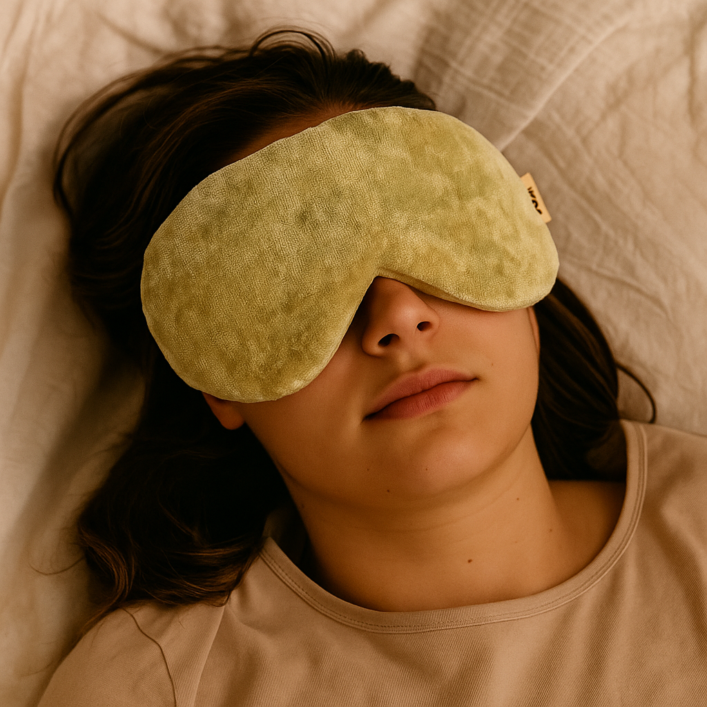 Kozi  Rejuvenating Eye Pillow, Heated/ Cooling  Eye Pillow for Sleep
