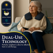 Kozi Soothing Neck Wrap - Microwave Heat Pad/ Cooling Neck Wrap: