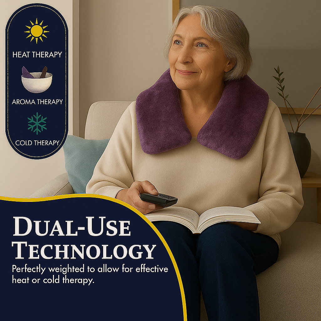 Cozy winter scarf draped over chair in home setting