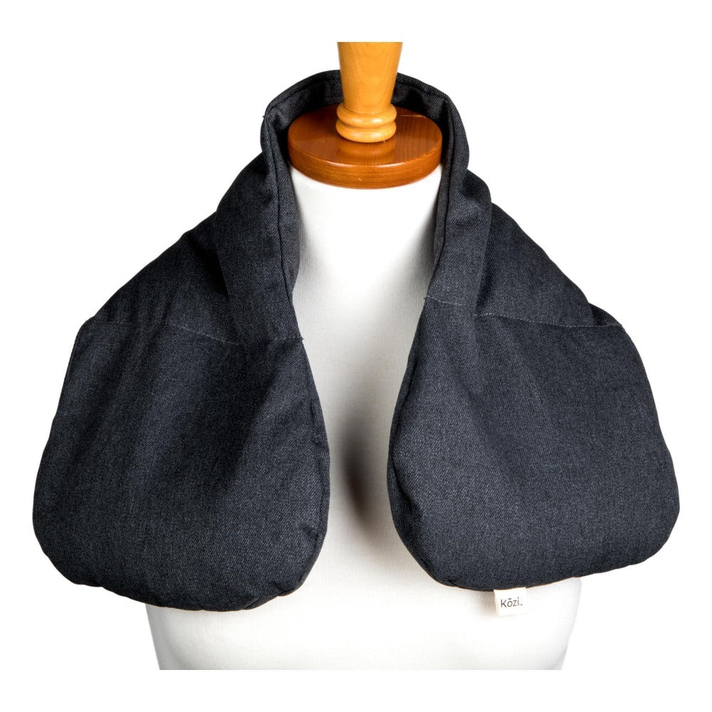 kozi-black-décolleté-neck-wrap